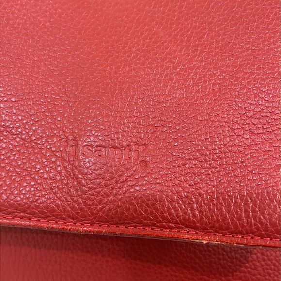 I Santi Women\'s Leather Backpack Deep Cherry Red Classic Made In Italy main image 4